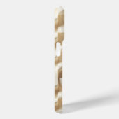 Modern 3D Wavy Cream Phone Case - Minimalist Sand Case-Mate iPhoneケース (裏面 / 右)