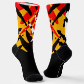 Modern 4 Nations Socks Native Tribal Art Socks  ソックス (傾斜あり)