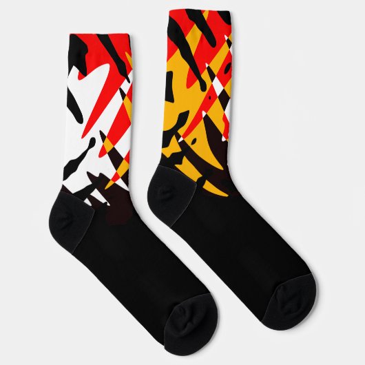 Modern 4 Nations Socks Native Tribal Art Socks  ソックス (右)