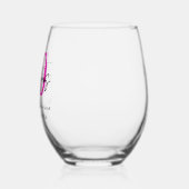  Modern 50 and Fabulous 50th Birthday Party ステムなしワイングラス (左)