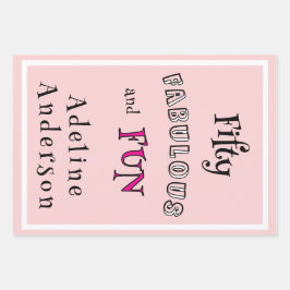 Modern 50 Pink Wrapping Paper Flat Sheet Set of 3 ラッピングペーパーシート