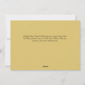 Modern 6 Photo Collage Cheers Happy New Year  シーズンカード (裏面)