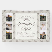 Modern 6 Photo Collage Congrats Grad Graduation 横断幕 (横)