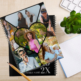 Modern 6 Photo Collage Family Personalized Planner プランナー手帳