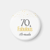 Modern 70 and Fabulous 70th Birthday マグネット (正面)