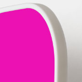 Modern 70s 80s Pink Swirl Pickleball Paddle ピックルボールラケット (左詳細)