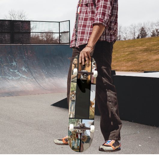 Modern 7 Photo Collage Custom  スケートボード