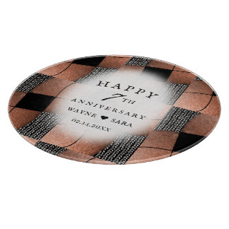 Modern 7th Copper + Wool Anniversary カッティングボード