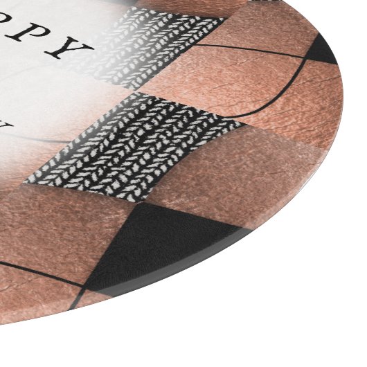 Modern 7th Copper + Wool Anniversary カッティングボード (角)