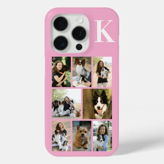Modern 8 Pet Photo Pink Case-Mate iPhoneケース (裏面)