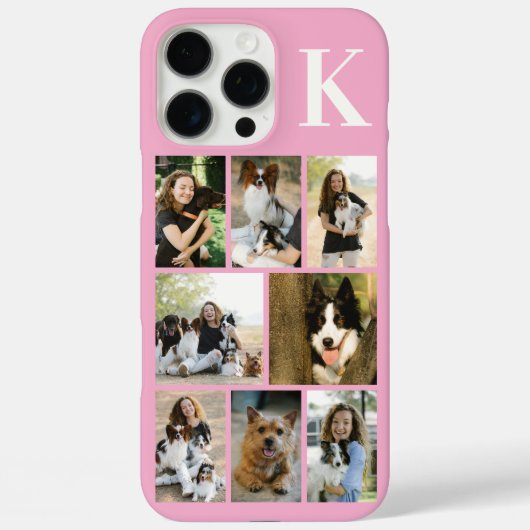 Modern 8 Pet Photo Pink Case-Mate iPhoneケース (裏面)