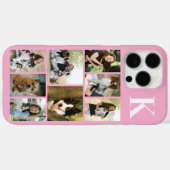 Modern 8 Pet Photo Pink Case-Mate iPhoneケース (裏面 (横))