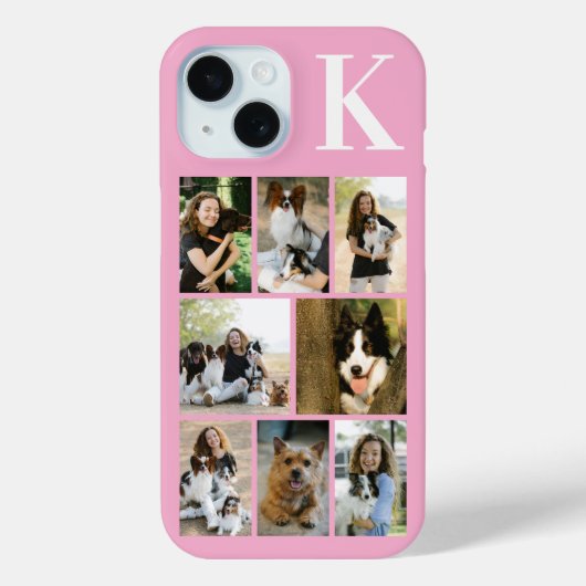 Modern 8 Pet Photo Pink Case-Mate iPhoneケース (裏面)