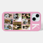 Modern 8 Pet Photo Pink Case-Mate iPhoneケース (裏面 (横))
