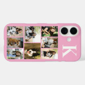 Modern 8 Pet Photo Pink Case-Mate iPhoneケース (裏面 (横))