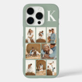 Modern 8 Photo Sage Green Case-Mate iPhoneケース (裏面)
