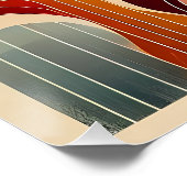 Modern Abstract Art Celebrating Women Empowerment ポスター (コーナー)