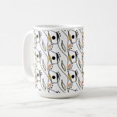 Modern Abstract Art Coffee Mug #1 コーヒーマグカップ (正面左)