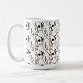 Modern Abstract Art Coffee Mug #1 コーヒーマグカップ (左)