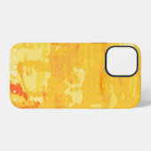 Modern abstract background of bright brush strokes iPhoneケース (裏面横)