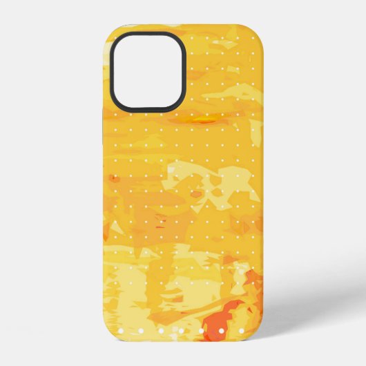 Modern abstract background of bright brush strokes iPhoneケース (裏面)