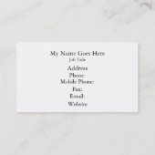 Modern Abstract Blue Border -- Business/Profession 名刺 (裏面)