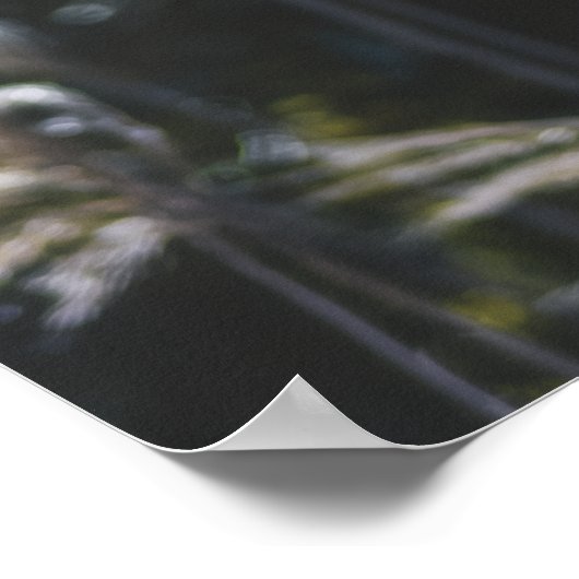 Modern Abstract Botanical Art – Nature Shapes ポスター (角)