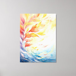 Modern Abstract Botanical Canvas Print キャンバスプリント