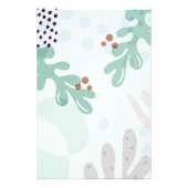 Modern Abstract Botanical Yellow Billy Button フォトプリント (正面)