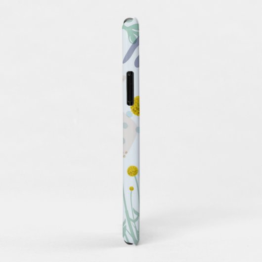 Modern Abstract Botanical Yellow Billy Button Case-Mate iPhoneケース (裏面/右)