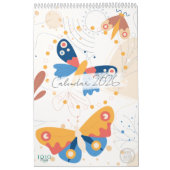 Modern Abstract Butterflies Photo Calendar 2026 カレンダー (カバー)