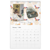 Modern Abstract Butterflies Photo Calendar 2026 カレンダー (2月 2026)