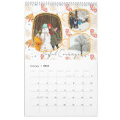 Modern Abstract Butterflies Photo Calendar 2026 カレンダー (1月 2026)