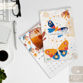 Modern Abstract Butterflies Photo Calendar 2026 カレンダー