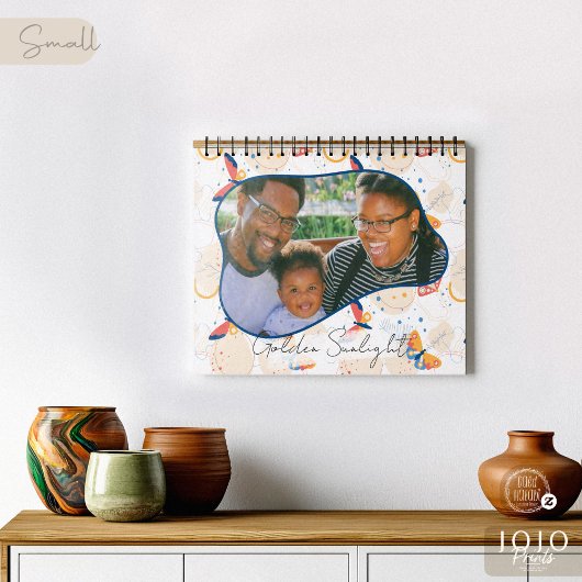 Modern Abstract Butterflies Photo Calendar 2026 カレンダー