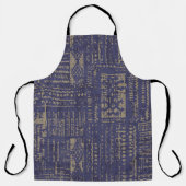 Modern abstract, contemporary surface pattern desi エプロン (正面)