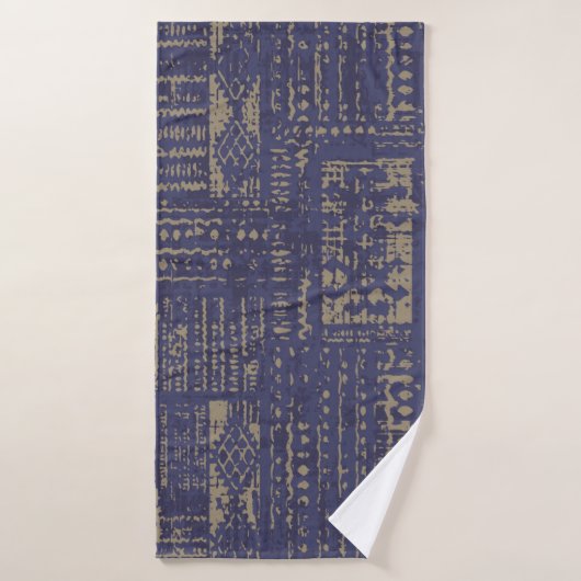 Modern abstract, contemporary surface pattern desi バスタオル (バスタオル)