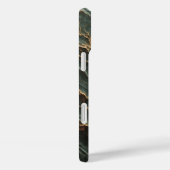 Modern Abstract Dark Teal and Gold Marble Phone  Case-Mate iPhoneケース (裏面 / 右)