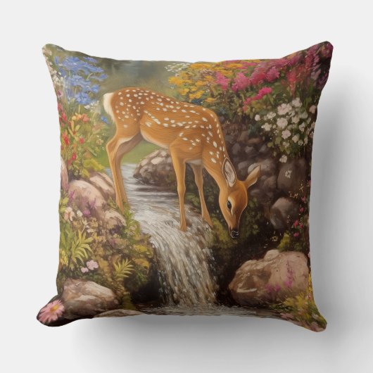 Modern Abstract Decorative Throw Pillow – Stylish  クッション (正面)