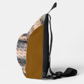 Modern abstract digital pattern design 1240 スリングバッグ (右)
