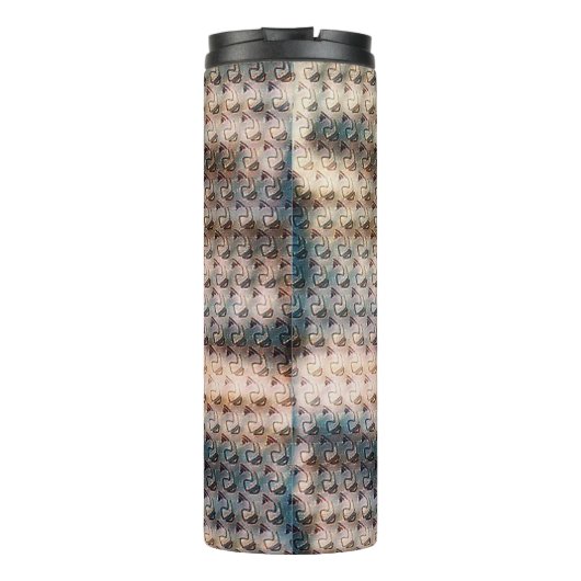 Modern abstract digital pattern design 1240 タンブラー (裏面)