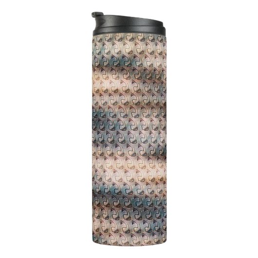 Modern abstract digital pattern design 1240 タンブラー (回転右)