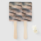 Modern abstract digital pattern design 1240 ハンドファン (正面&裏面)