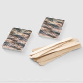 Modern abstract digital pattern design 1240 ハンドファン (組立なし)