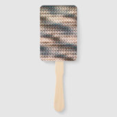 Modern abstract digital pattern design 1240 ハンドファン (正面)