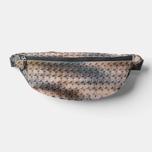 Modern abstract digital pattern design 1240 ファニーパック (レイダウン)