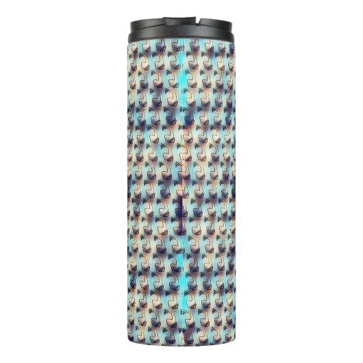 Modern abstract digital pattern design 1242 タンブラー (裏面)