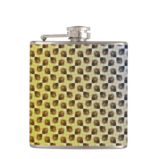 Modern abstract digital pattern design 1243 フラスク (正面)