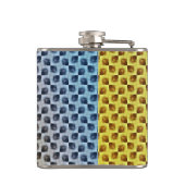 Modern abstract digital pattern design 1243 フラスク (裏面)