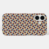 Modern abstract digital pattern design 1245 Case-Mate iPhoneケース (裏面 (横))